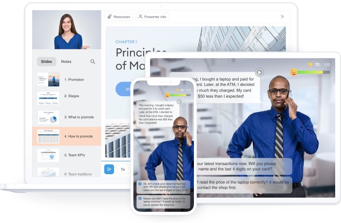 Online course created in iSpring Suite